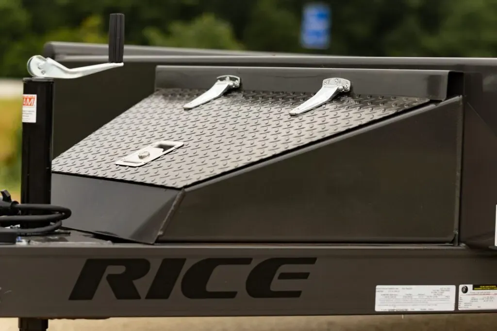 Tandem Axle Pipe Top Rail trailer