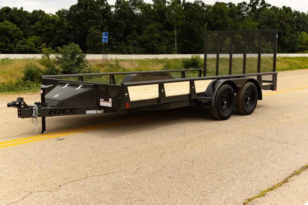 Tandem Axle Pipe Top Rail trailer, photo 2
